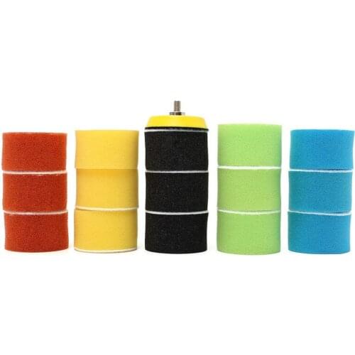 16Pcs Polishing Buffing Pad for Car Polisher Hand Tool For Car Polisher Wax Buffer Car 2 Inch 50mm Polishing Pad Assorted Kit