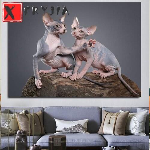 5d Diy diamond painting animal art Sphynx full picture square drill diamond embroidery rhinestone painting diamond mosaic gift