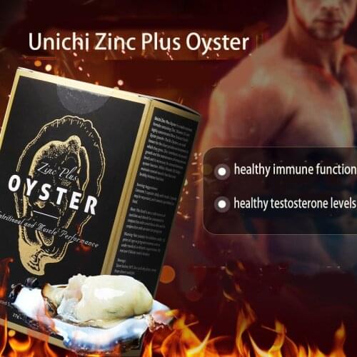 Australia Unichi Zinc Plus Oyster Supplement 60 Capsules Enhance Muscle Bone REPRODUCTIVE IMMUNE Health Sports Food