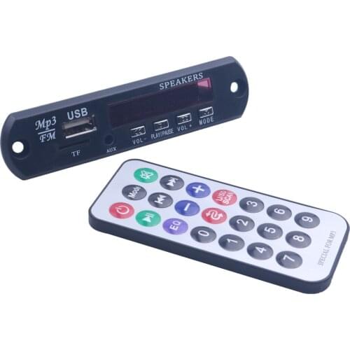Wireless Bluetooth 5.0 12V MP3 WMA Decoder Board Audio Module USB TF Radio MP3 Player Decoder Board 3.5 MM AUX Audio Receiver