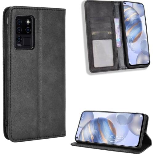 For Oukitel C21 Case Luxury Flip PU Leather Wallet Magnetic Adsorption Case For Oukitel C21 Pro C 21 OukitelC21 Phone Bags