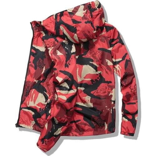 JOYSWAMM Mens Camouflage Jackets
