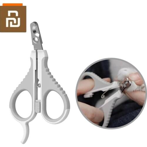 Pawbby Pet Nail Clippers Stainless Steel Grooming Dog Nail Clippers Oblique Cats Nail Scissors With Lock For Pet Care