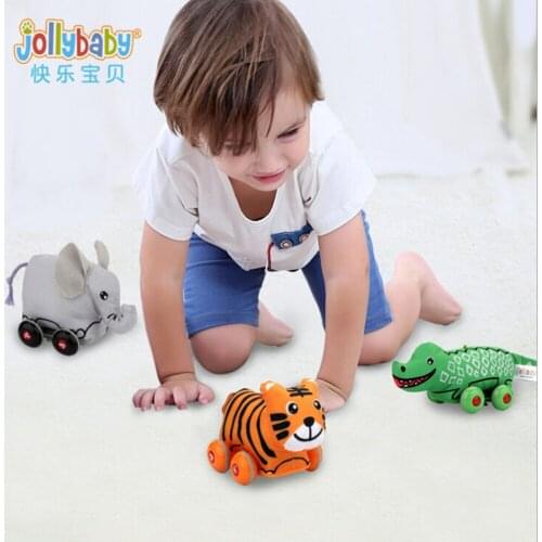 Mini Cartoon Animal pull back car Models Baby Toys Model Mini Diecast Kids Sliding Car Vehicle Learning Educational Toy Puzzle