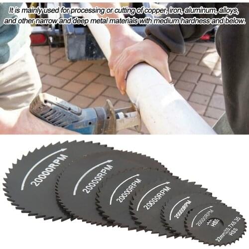 8pcs High Speed Steel Circular Saw Blade Set Dremel Tool For Metal Cutting Wheel Power Rotary Tool Set Wood Cutting Disc