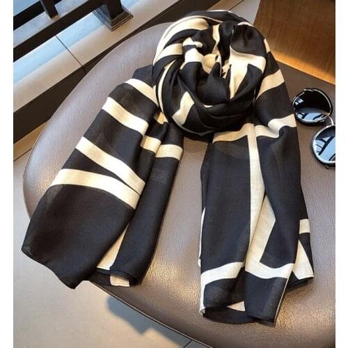 2020 New Cotton Geometry Print Scarf Shawls Hijab Free Shipping