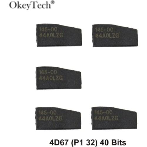 Okeytech 5/10PCS/Lot High Quality 4D67 40 Bits Carbon Chip P1 32 Auto Car Key Transponder Chip for Toyota Previa Reiz Crown Rav4