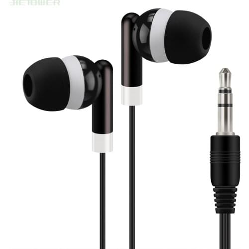 Wholesale Cheapest Disposable Earphones for Bus or Train or Plane For School Gift Hotel One Time Use Black Colorful 300pcs/lot
