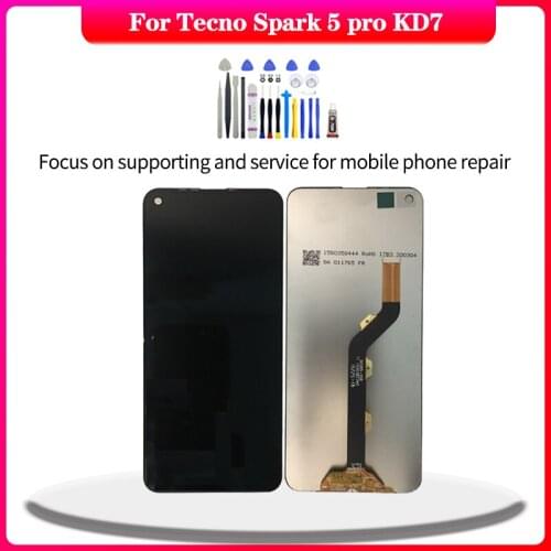 Original Display For Tecno Spark 5 Pro KD7 lcd Touch Screen Digitizer Assembly For Spark 5 Pro KD7 lcd Replacement