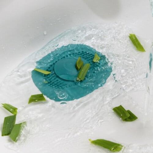 Bathroom Washbasin Drain Hair Catcher Pattern Bath Plug Deodorant Cover Washbasin Sink Filter Toilet Deodorant Plug