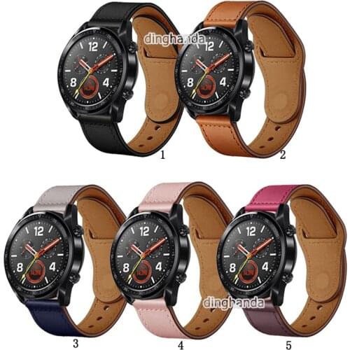 Quality Leather Watch Band Strap for Huawei Watch GT 2 2e Pro Strap for GT2 GT2e GT2 Pro strap 20mm 22mm