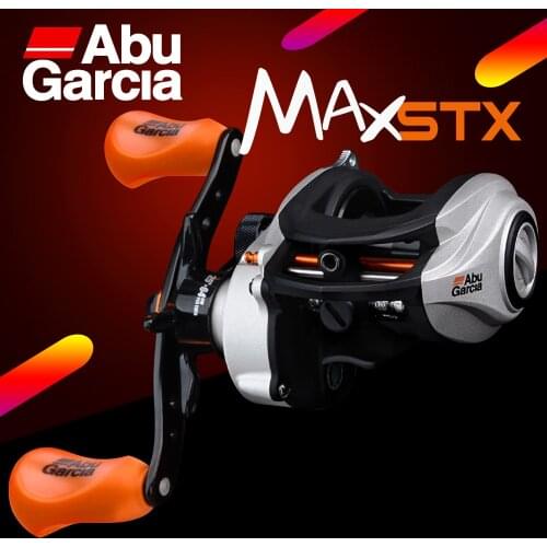 Hot sale Abu Garcia Brand MAX4 STX Casting Fishing Reel 5+1BB 6.4:1 Max Drag 6.8kg Saltwater Baitcasting Reel Fishing Tackle