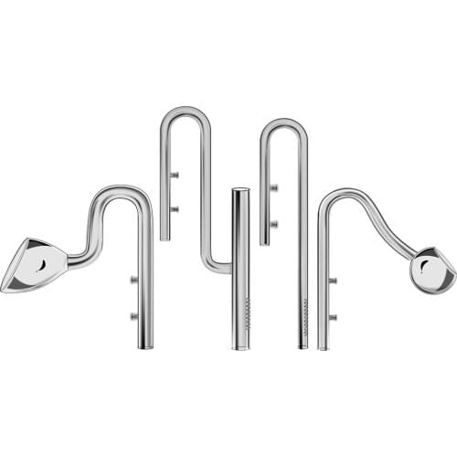 Aquarium Glass Lily Inflow Outflow Skimmer for Plant Fish Tank ADA quality U-shaped Pipe Water Inlet Outlet Filter accessories