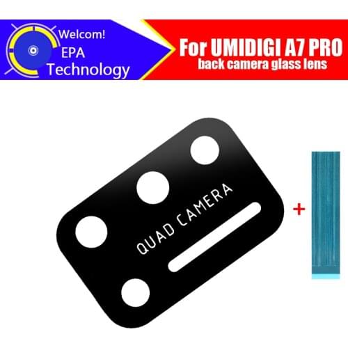 UMIDIGI A7 PRO Back Camera Lens 100% Original Rear Camera Lens Glass Replacement Accessories For UMIDIGI A7 PRO phone