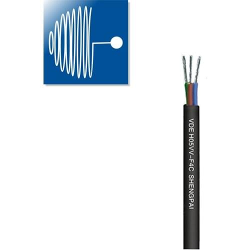 Custom length 2/5M Heat-resistant cable Soft silicone wire 3X0.5/0.75/1.0/1.5/2.5/4.0MM tinned copper silicone cable