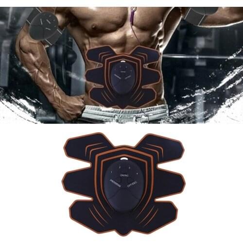 Home Gym Abdominal Muscle Stimulator Hip Trainer Toner Abs EMS Fitness Training Gear Machine Weight Loss Body Slimming Machine