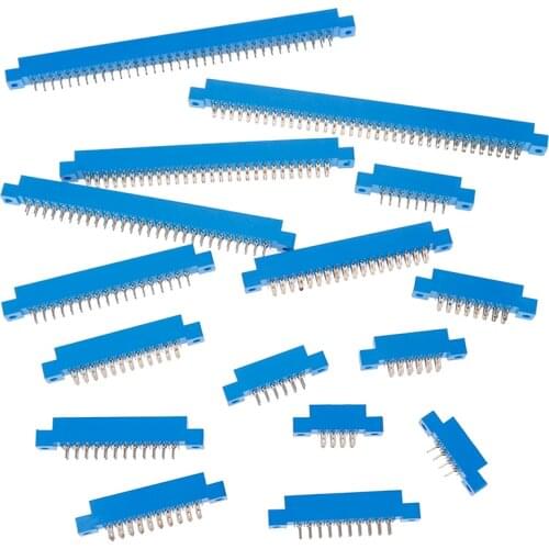 1Pc 805 Series 3.96mm Pitch PCB Slot Solder Card Edge Connector 8-72 Pin