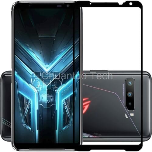 2.5D 9H Premium Tempered Glass for Asus ROG Phone 3 ZS661KS Full Coverage Screen Protector Protective Film