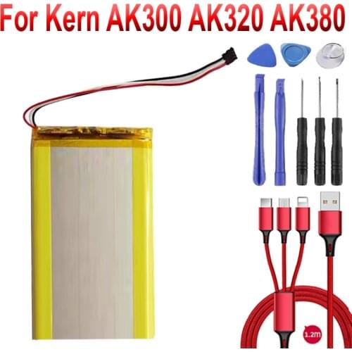 Battery for iRiver Astell & Kern AK300 AK320 AK380 Player New Li Polymer Rechargeable Accumulator Pack Replacement