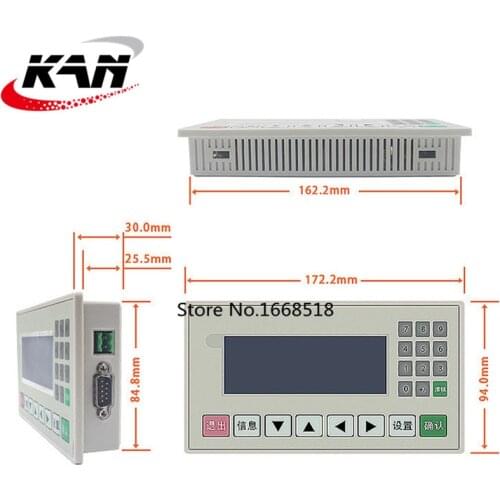 Free shipping text display OP320-A V8.0 OP320-A-s MD204L supports 232 422 485 communication PLC Link text