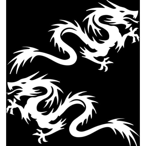 Fuzhen Boutique Decals Exterior Accessories Cool Car Sticker Tribal Dragon Funny Car Sticker PVC Decal Modeling