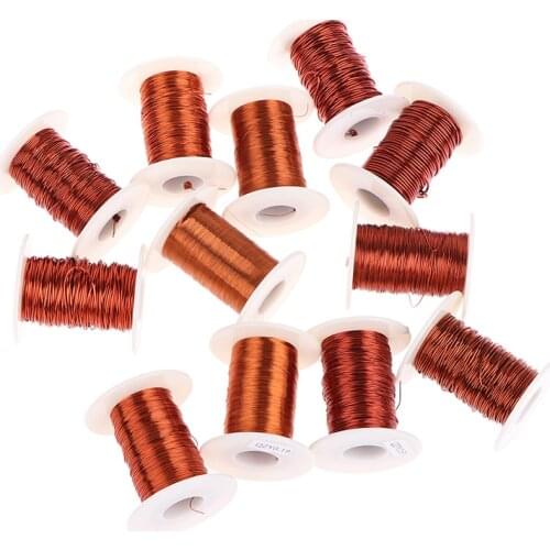 Hot sale 1PC 0.13mm to 1.25mm copper wire Magnet Wire Enameled Winding wire Coil Wire 120g