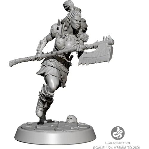 H75mm 1/24 Resin model kits figure DIY toy self-assembled TD-2601