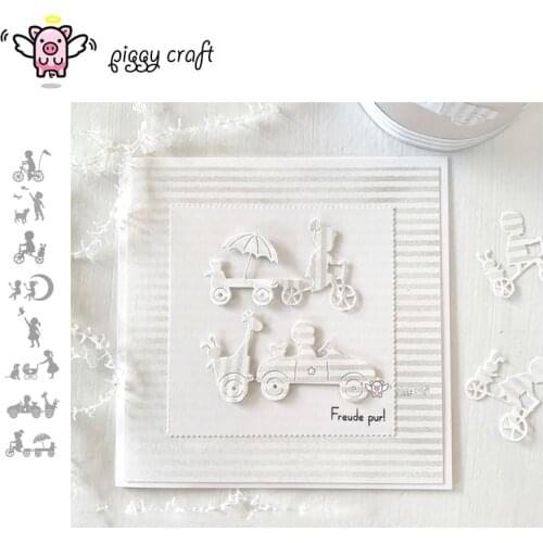 Piggy Craft metal cutting dies cut die mold Various kids decoration Scrapbook paper craft knife mould blade punch stencils dies