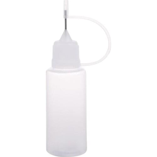 New 1PC 10-50ml Empty Plastic Needle Tip Childproof Cap Juice Bottles