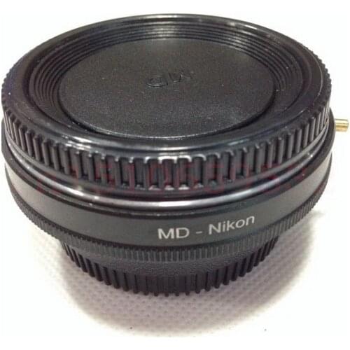 Optical glass Minolta MD Lens to Nikn Adapter for D700 D300 D200 D100 D90 D80 D70S D70 D60 D50 D40 D40X SLR /DSLR film camera