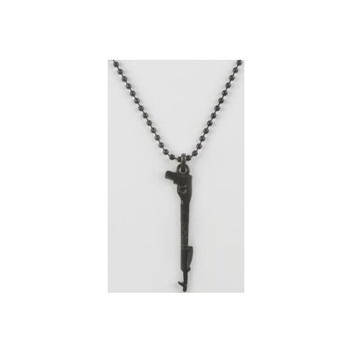 Gun Figured Metal Male Necklace
