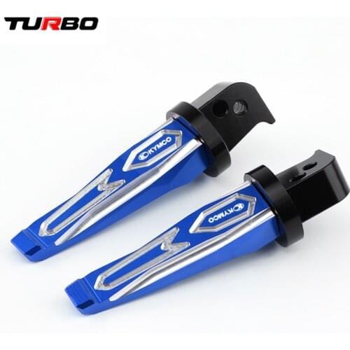 For KYMCO Motorcycle CNC Passenger Footrests Rear Foot Pegs AK550 AK 550 XCITING S400 S 400 XCITINGS400 2017 2018 2019 2020