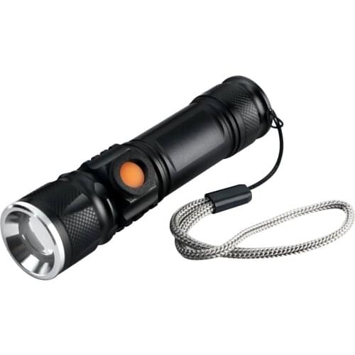 Portable Ultra Bright Q5 USB Rechargeable Flashlight 2000 Lumens LED Flashlight Torch For Hunting outdoor night activity