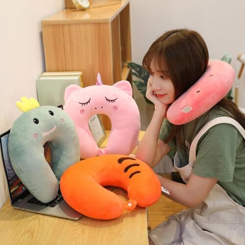 Cute U-shaped Pillow Neck Pillow Neck Pillow Cervical Spine Classroom Office Nap Pillow Travel Pillow Pillow Pillow F8128