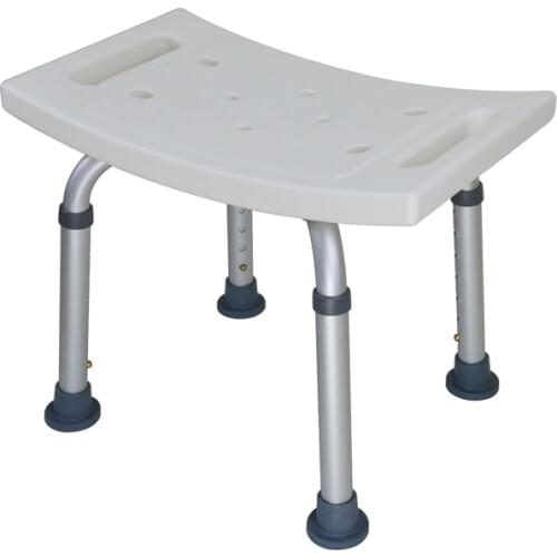 Small Size Aluminum Alloy Bath Chair Bathroom For The Elderly, Disabled /Pregnant Woman/Child Washing Stool Height Adjustable