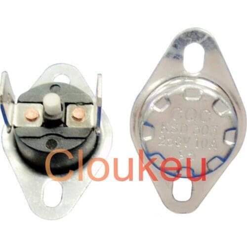 Temperature protector Manual switch KSD301 KSD303 10A 250V 45/50/55/60/65/70/75/80/85/90/95/97/100C degree
