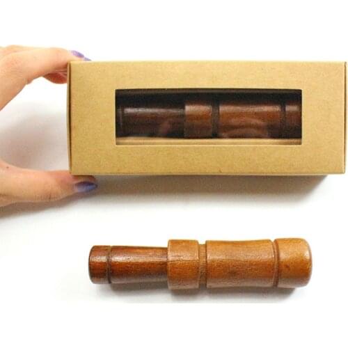 Outdoor Hunting Loud Call Whistle Decoy Imitate Mallard Pheasant Caller Whistle Wooden Bird Goose Voice Trap Hunting Small Tool