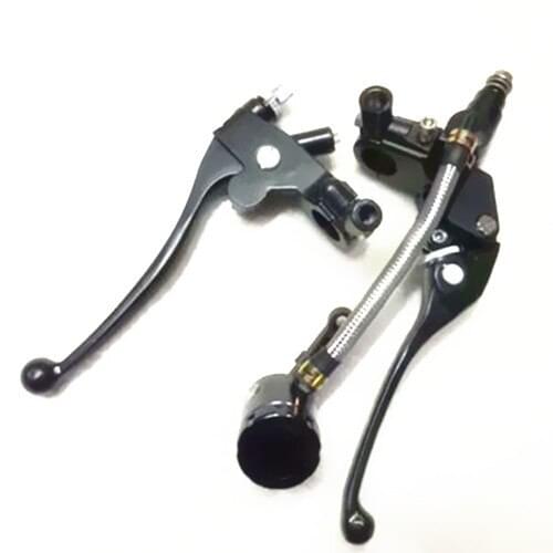 Universal 7/8" 22mm Handlebar Brake Clutch Master Cylinder Levers For Honda Yamaha Kawasaki Suzuki Chopper Bobber Cafe Racer ATV