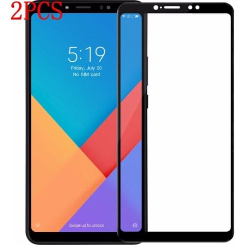 2PCS Full Cover Tempered Glass For Xiaomi MI Max 3 Screen Protector protective film For Xiaomi MI Max 3 Max3 glass