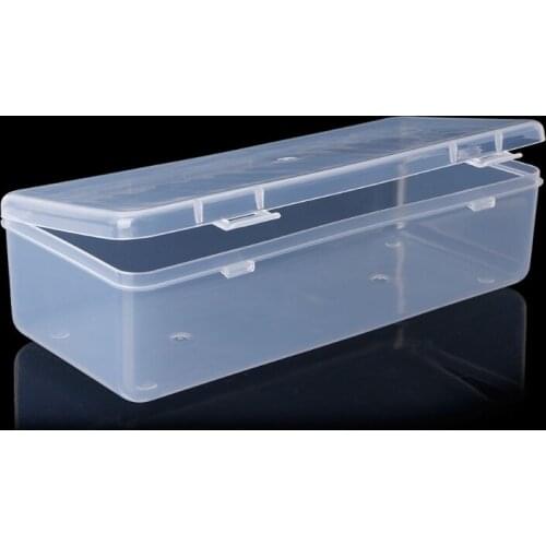 1 Pc Rectangular Plastic Clear Storage Box Jewelry Container Case Bead Organizer Holder Case Box