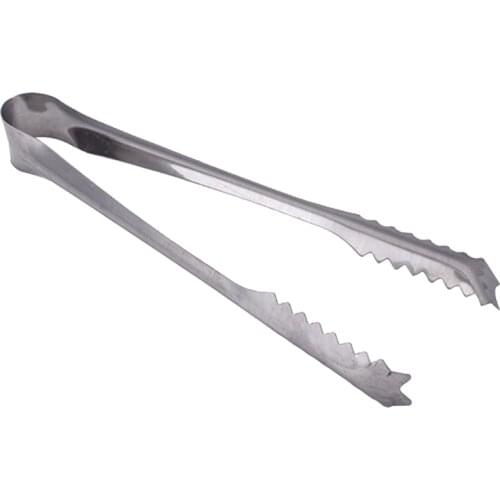 1 Pc Stainless Steel Clips For Barbecue Party Bar BBQ Clip Bread Food Ice Clamp Ice Tong Kitchen Tool Accessories