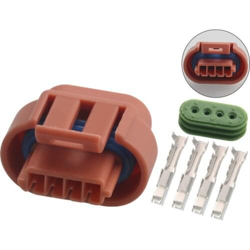 4Pin Car ignition coil high voltage package plug conector for Buick 12162859