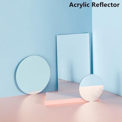 Acrylic Mirror Board Photo Backdrops Props Reflection Board Reflector Background Ornaments Photography Props for Photo Studio