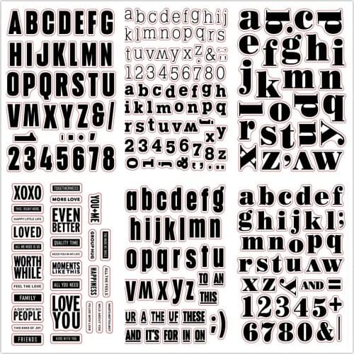 English Clear Stamp/Seal for DIY scrapbooking/photo album Decorative clear stamp sheets C1058