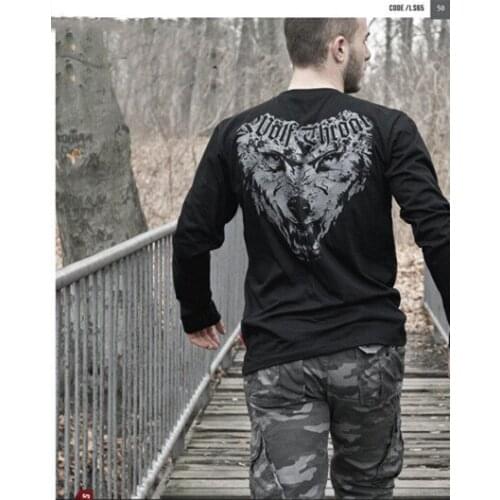 Basketball jersey long sleeve cotton Sweatshirt Muscle fitness clothes college tracksuits Training Competition running slim wear