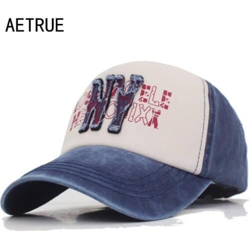 AETRUE Fashion Baseball Cap Men Snapback Caps Women Brand Casquette Fitted 5 Panel Cotton Bone Dad Hats For Men Gorras Hat Cap