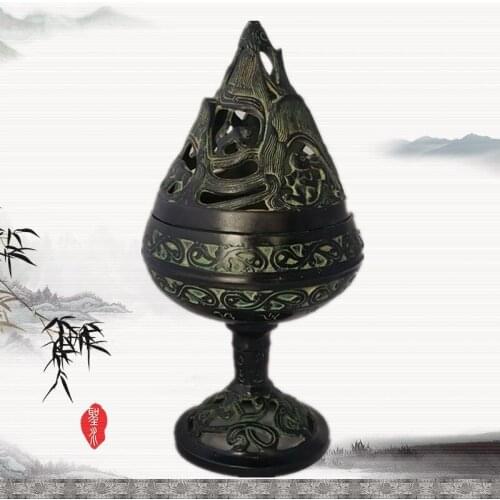 Chinese ancient bronzes, Boshan incense burner, handicraft articles and antiques collections in the Eastern Han Dynasty