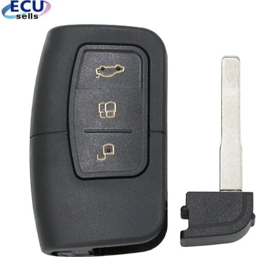 3 Button Smart Remote Key Shell Case for Ford 2016+ Focus Mondeo Galaxy S-Max C-Max Kuga Keyless Housing Replacement
