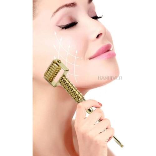 Face Massager Ear Acupoints Probe Acupuncture Points Needle Probe Facial Tightening Slimming Spring Roller Double Chin Removal