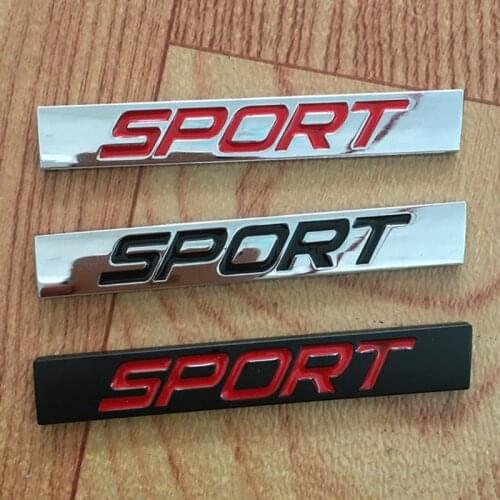 New 3D Zinc Alloy Sticker Emblem Badge Decal New Lavida Sport Logo Square Bar Car Styling Auto Refitting